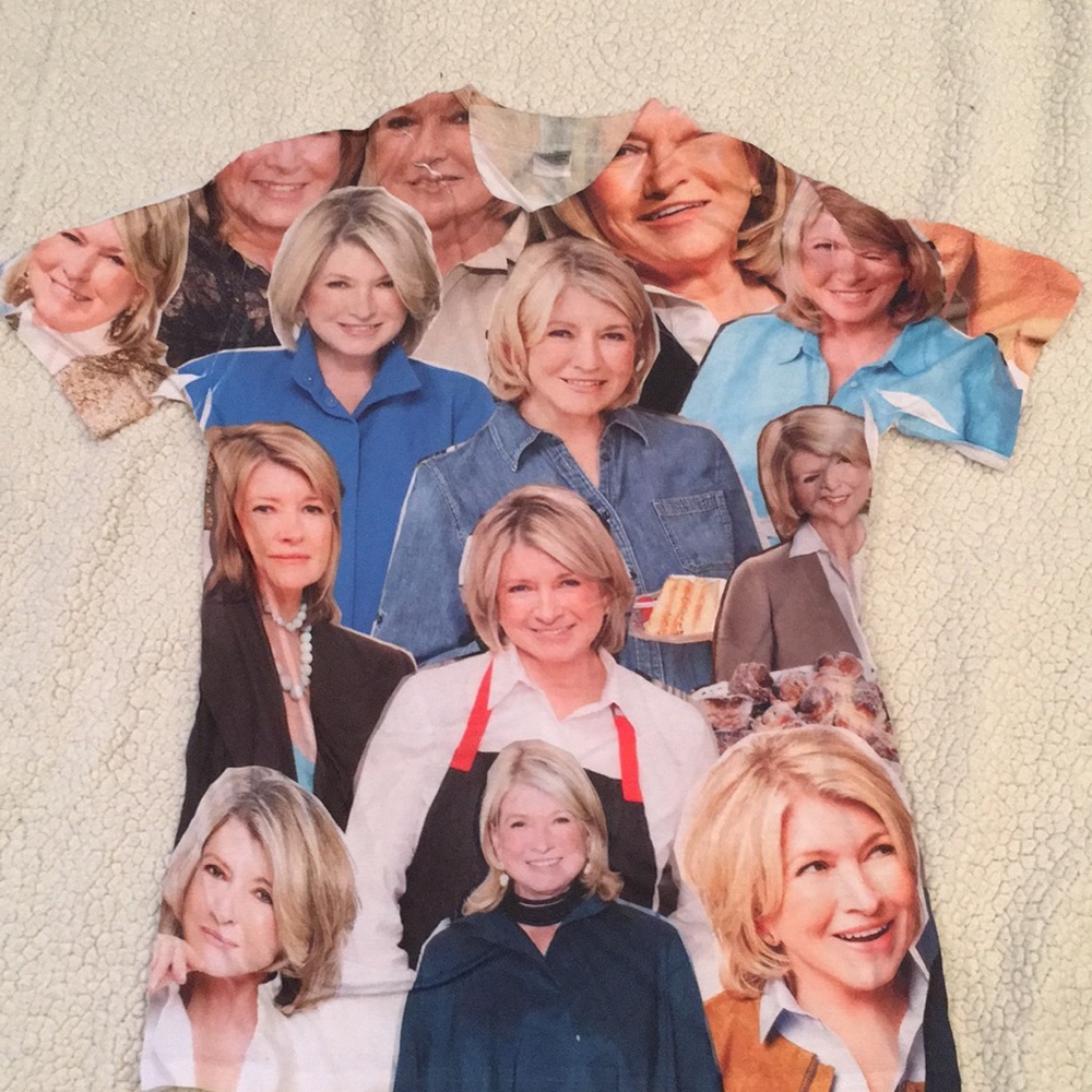 Martha Stewart T-shirt & White back